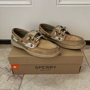 Sperry Rosefish Natural Shoes Women’s Size 6.5